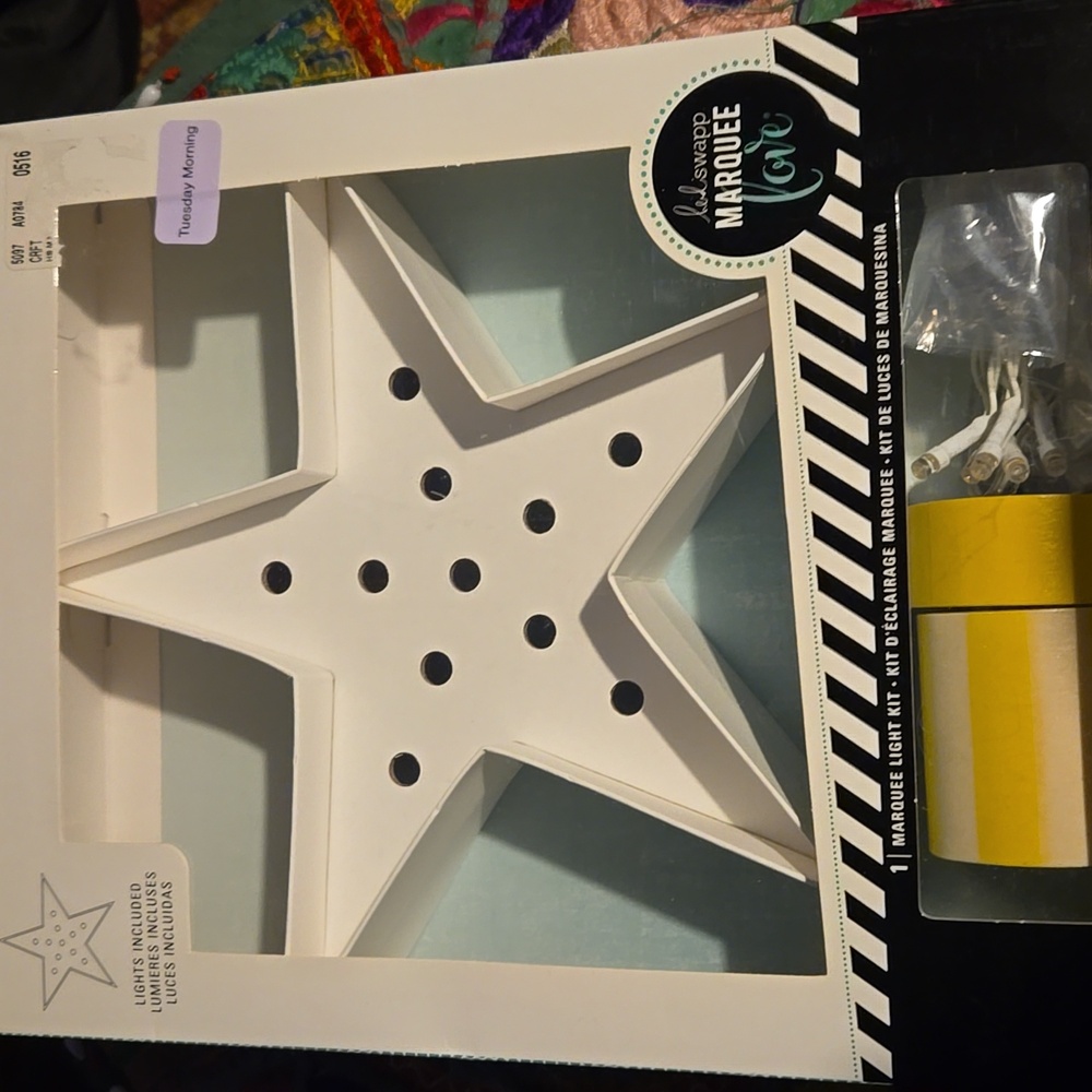 Heidi Swapp White Star Marquee Light Kit